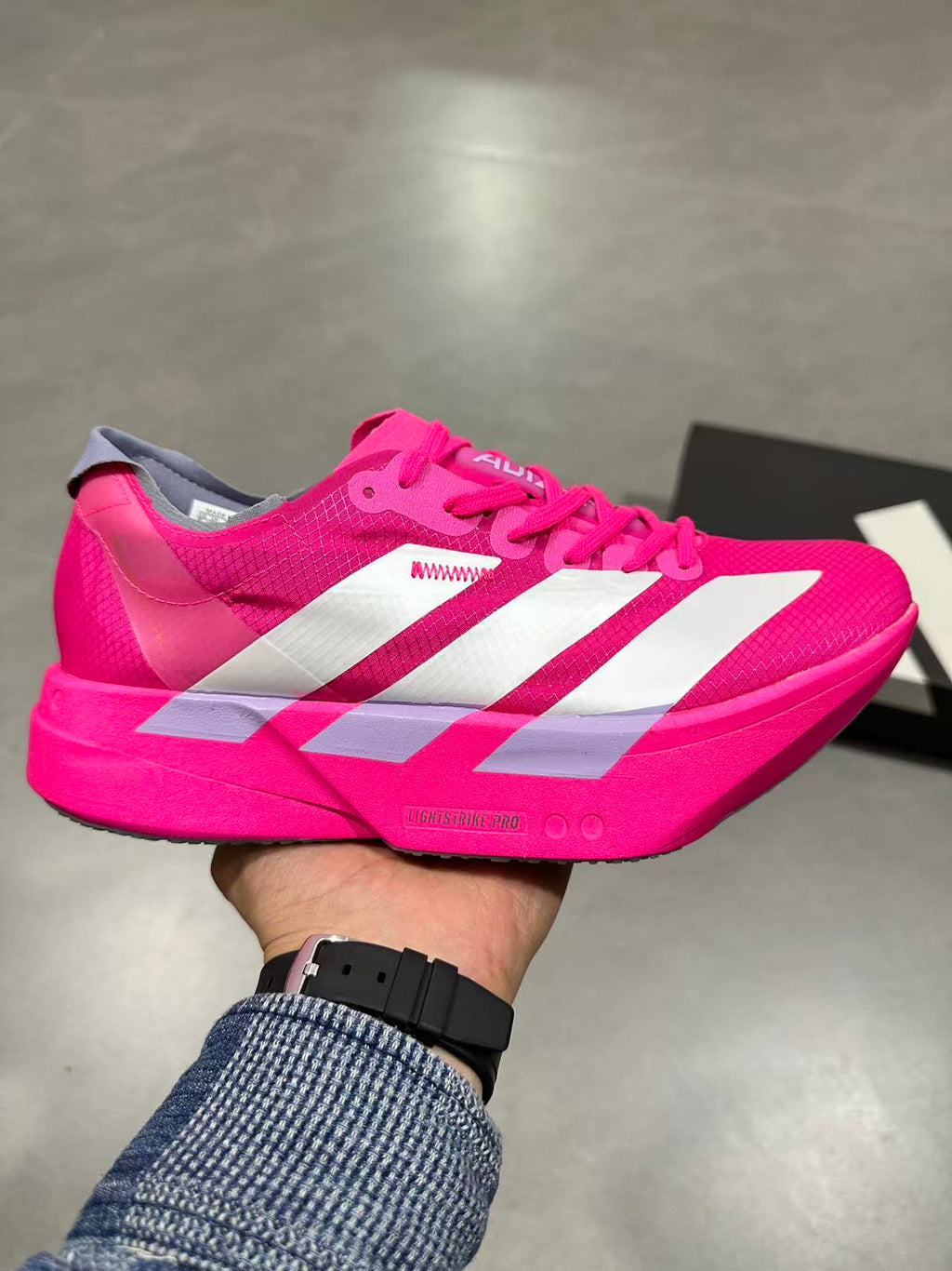 Nike ZoomX Streakfly Pro Running Shoes in Pink JR1269 - product image from the listing.