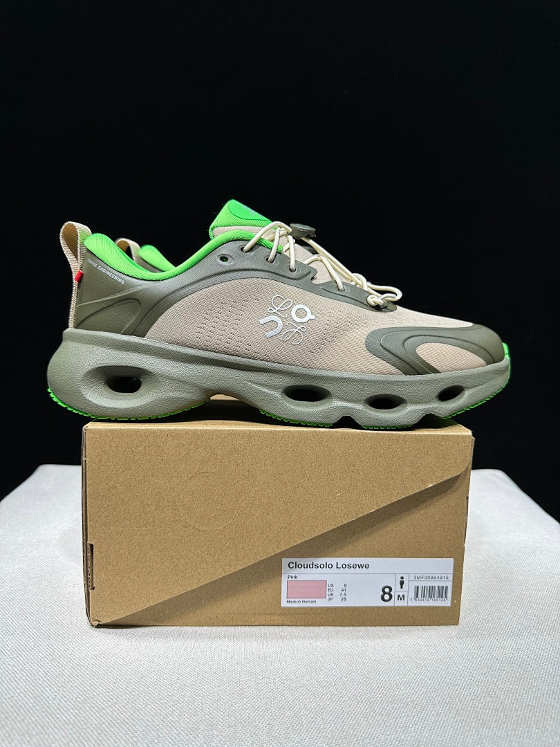 On x LOEWE Cloudventure 3.0 Sneakers in Military in Green - product image from the listing.