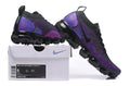 Nike Air VaporMax Flyknit 2 Sneakers in Purple Black 942842-600 - product image from the listing.