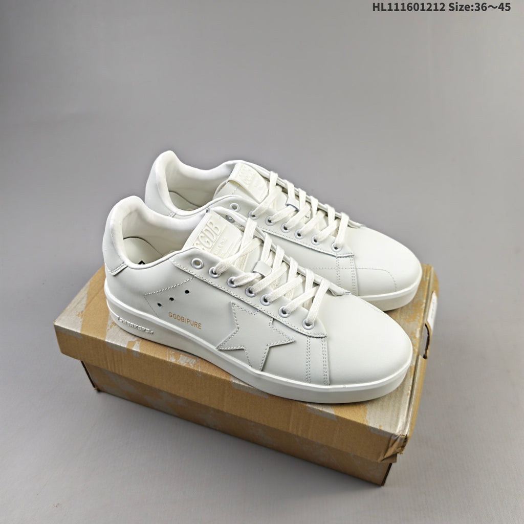 Golden Goose Purestar Low-Cut Sneakers with Star Detail - product image from the listing.