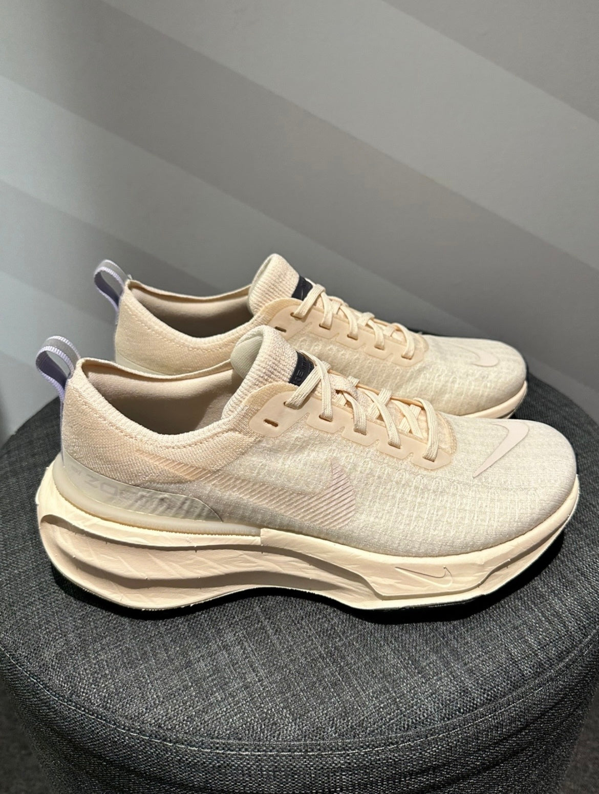 Nike ZoomX Invincible Run 3 Running Shoes, in Sand - product image from the listing.