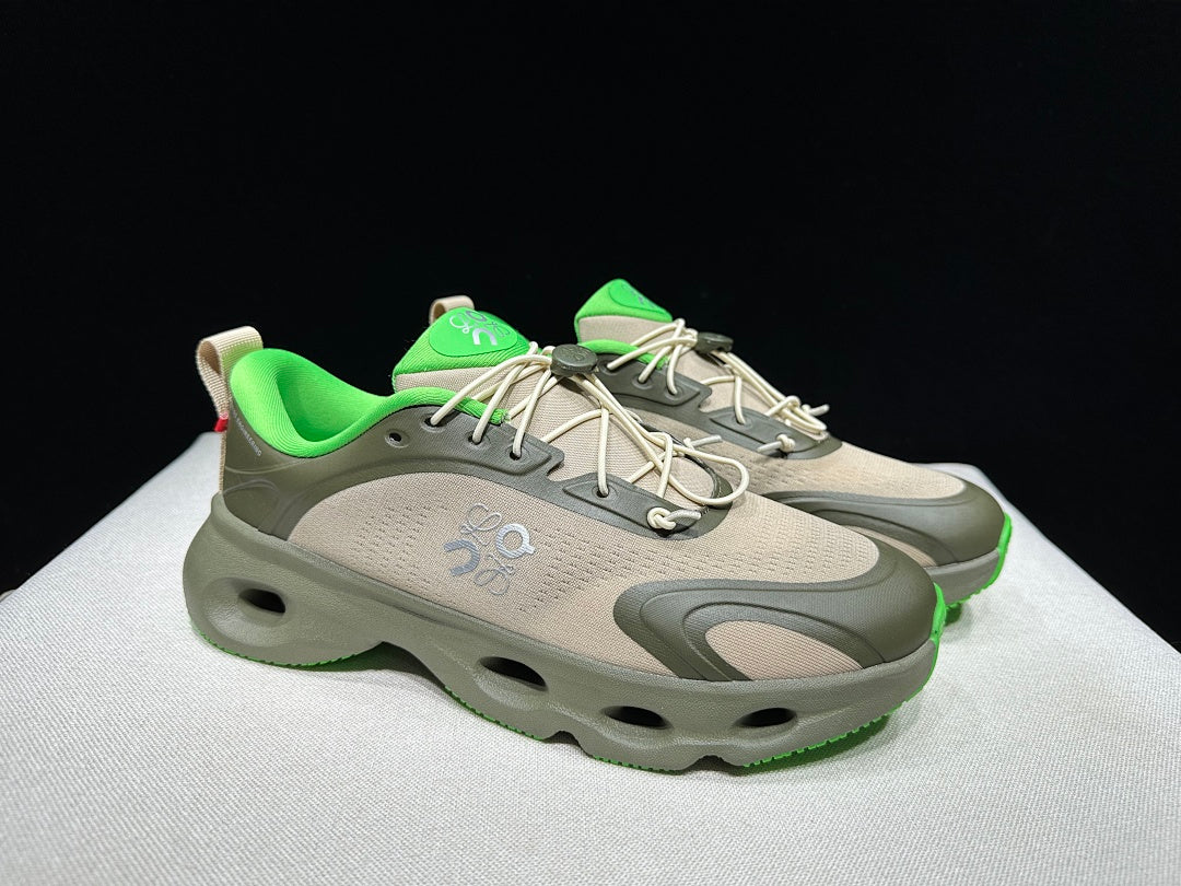 On x LOEWE Cloudventure 3.0 Sneakers in Military in Green - product image from the listing.