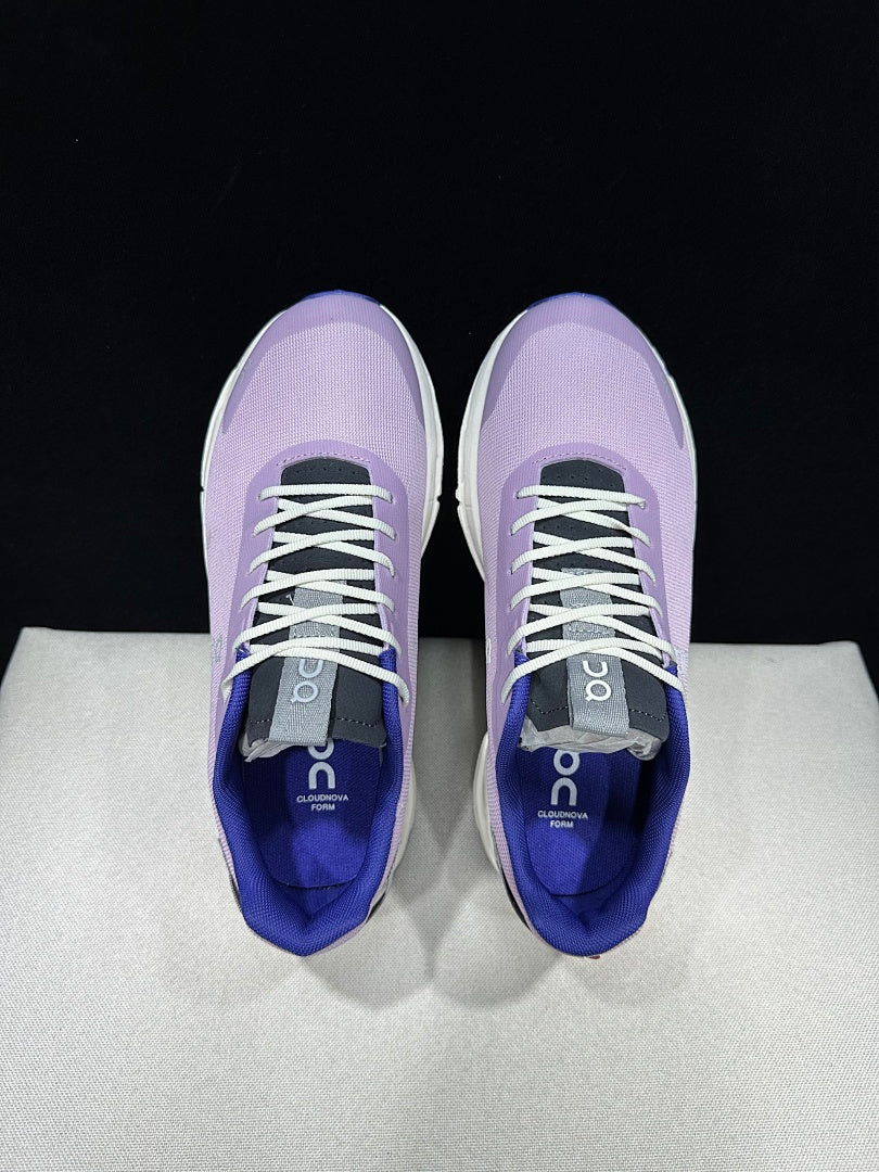 On Cloudnova Form 2 Sneakers in Lilac and in White - product image from the listing.