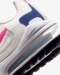 Nike Air Max 270 React Sneakers in White Pink Navy CU7833-101 - product image from the listing.