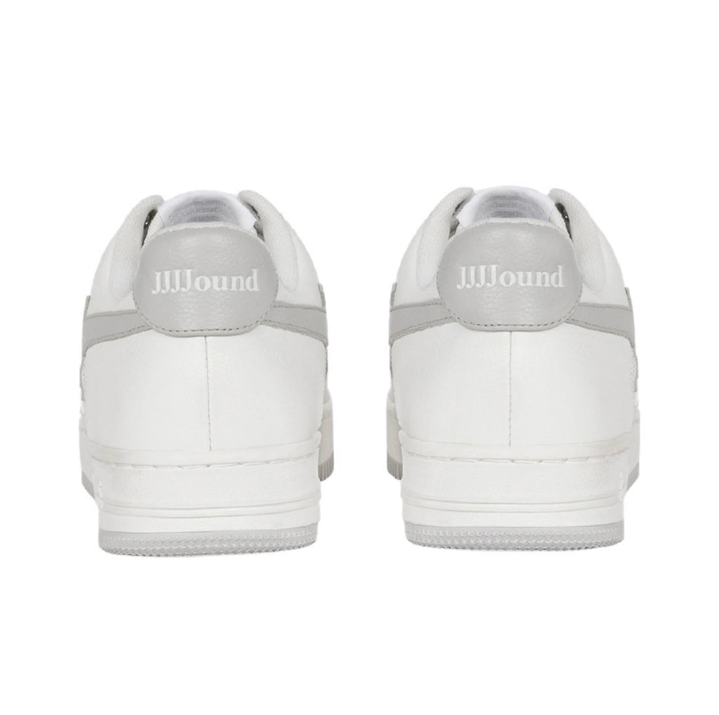 White and Grey BAPE STA Low Sneakers - product image from the listing.