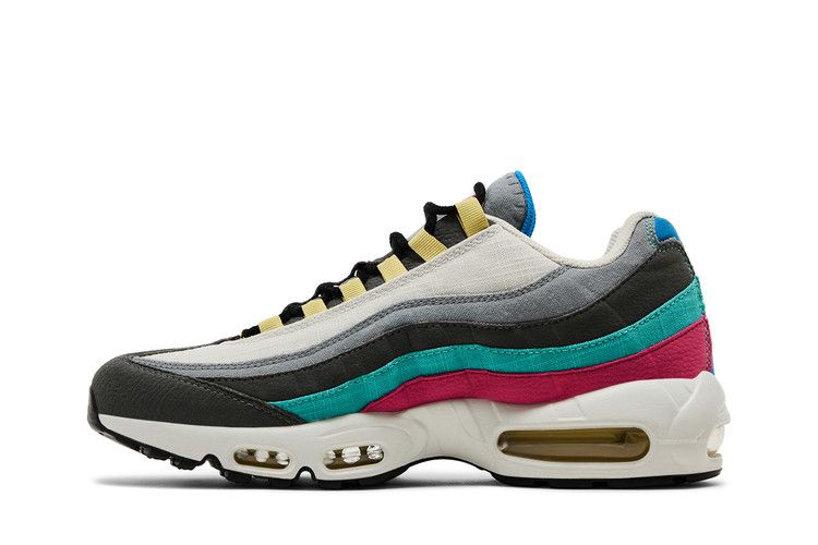 Nike Air Max 95 Air Sprung in Grey Aqua Pink - product image from the listing.