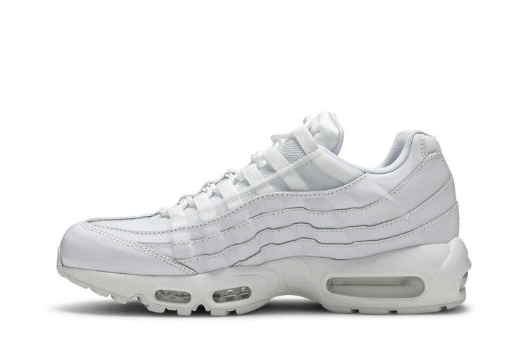 Women's Nike Air Max 95 Triple White - product image from the listing.