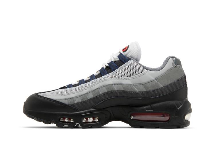 Nike Air Max 95 Track in Red Smoke Grey - product image from the listing.