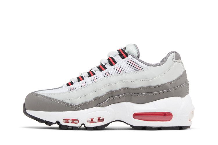 Recraft Flat Pewter Red (GS) - Nike Air Max 95 - product image from the listing.