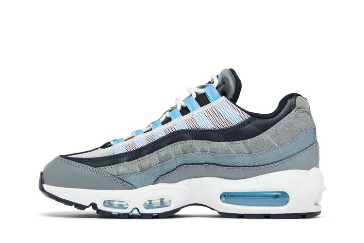 Cool Grey University Blue Dark Obsidian - Nike Air Max 95 - product image from the listing.