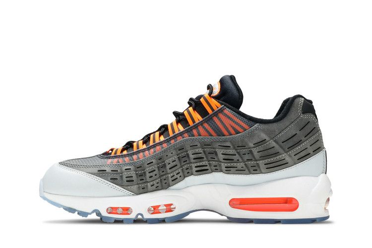 Nike Air Max 95 Kim Jones in Black Total Orange - product image from the listing.