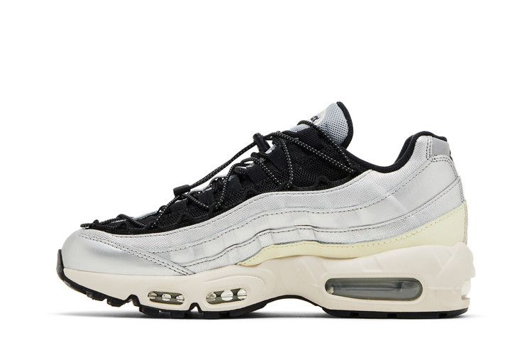 Women's Nike Air Max 95 Toggle Metallic Silver Alabaster - product image from the listing.