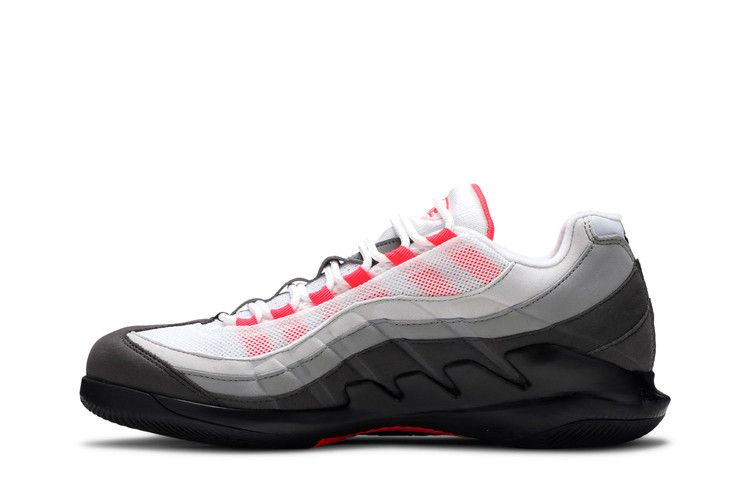 Nike Court Zoom Vapor X Air Max 95 Solar in Red - product image from the listing.