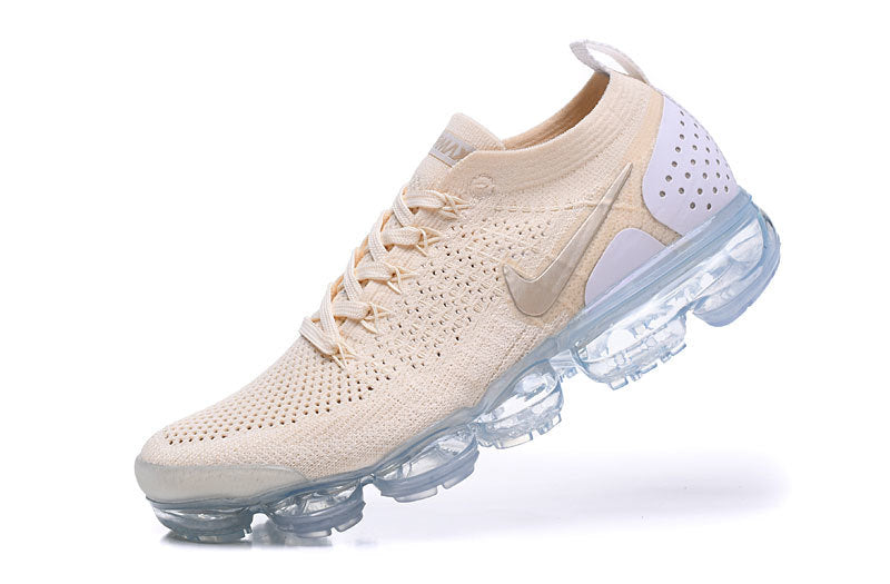 Nike Air VaporMax Flyknit 2 Sneakers in Light Yellow 942843-201 - product image from the listing.