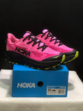 Pink HOKA Challenger 8 Trail Running Shoes - product image from the listing.