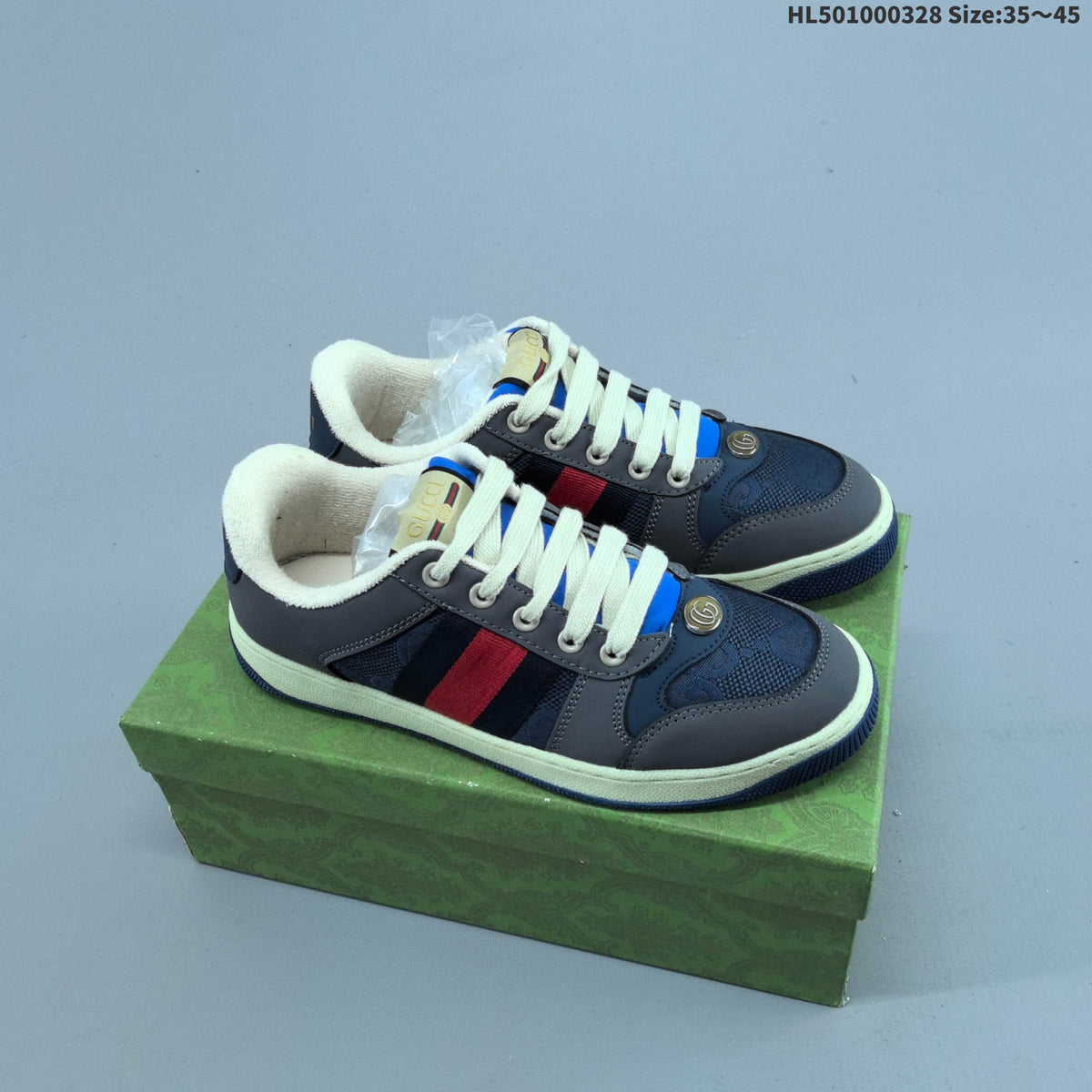 Gucci Distressed Screener Low-Cut Sneakers - product image from the listing.