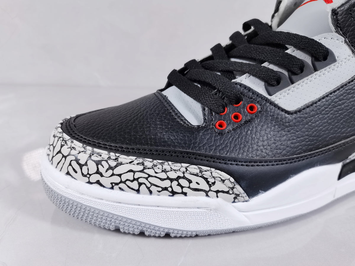 Black Cement Sneakers - Jordan 3 Retro - product image from the listing.