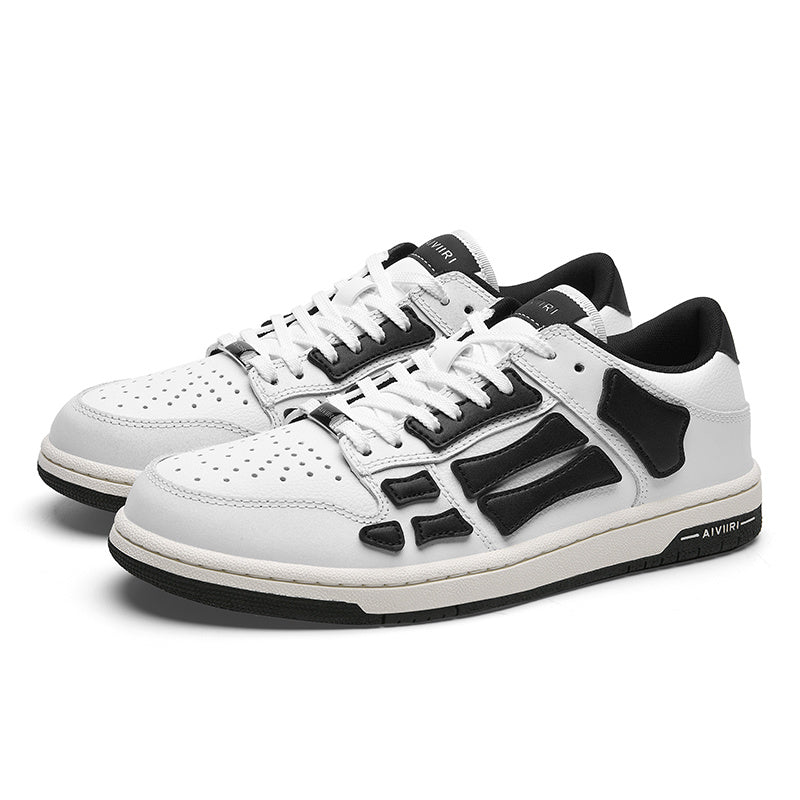 AIVIIRI MFS003-111 Low-Top Sneakers in White and Black - product image from the listing.