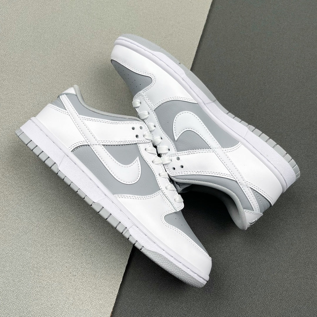 Nike Dunk Low Retro Trainers, Wolf Grey/White, DJ6188-003 - product image from the listing.