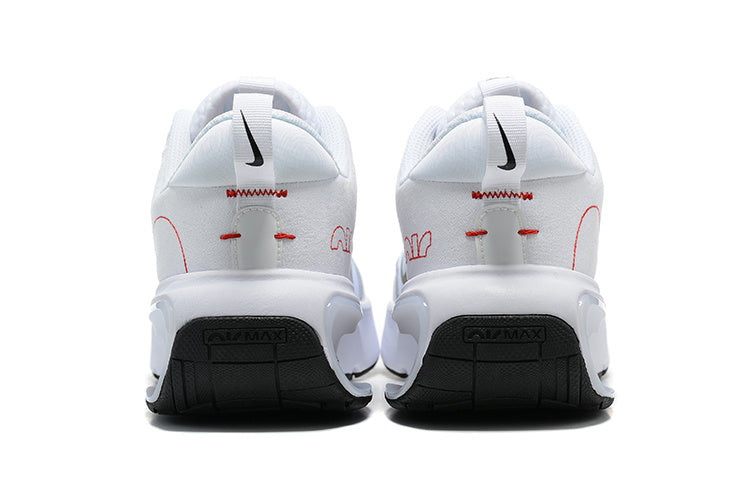 Nike Air Max Running Sneakers in White and Red - product image from the listing.
