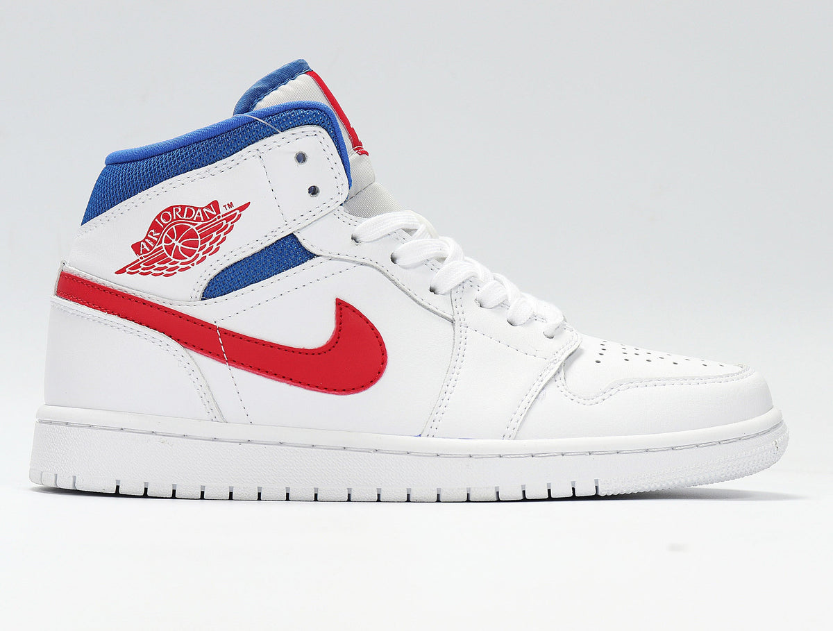 Nike Air Force 1 High Patriot Sneakers in White BQ6472-164 - product image from the listing.