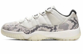 Air Jordan 11 Retro Low White Snake Sneakers CD6846-002 - product image from the listing.