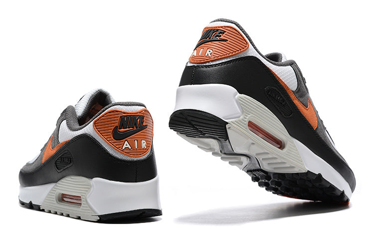 Nike Air Max 90 Sneakers in White Black Orange - product image from the listing.