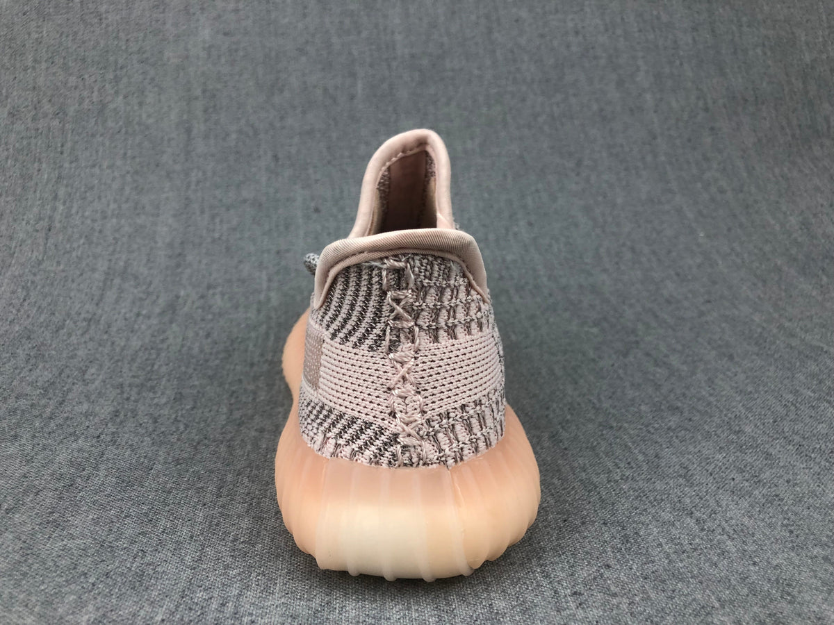 Adidas Yeezy Boost 350 V2 Kids Sneakers in Silver Pink - product image from the listing.