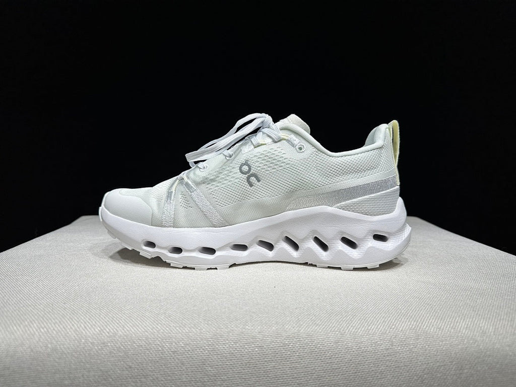On Cloudsurfer Trail Trail Running Shoes in White - product image from the listing.