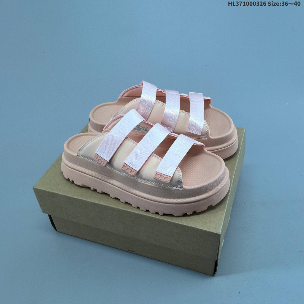 Women's UGG Goldenrise Platform Slide Sandals - product image from the listing.