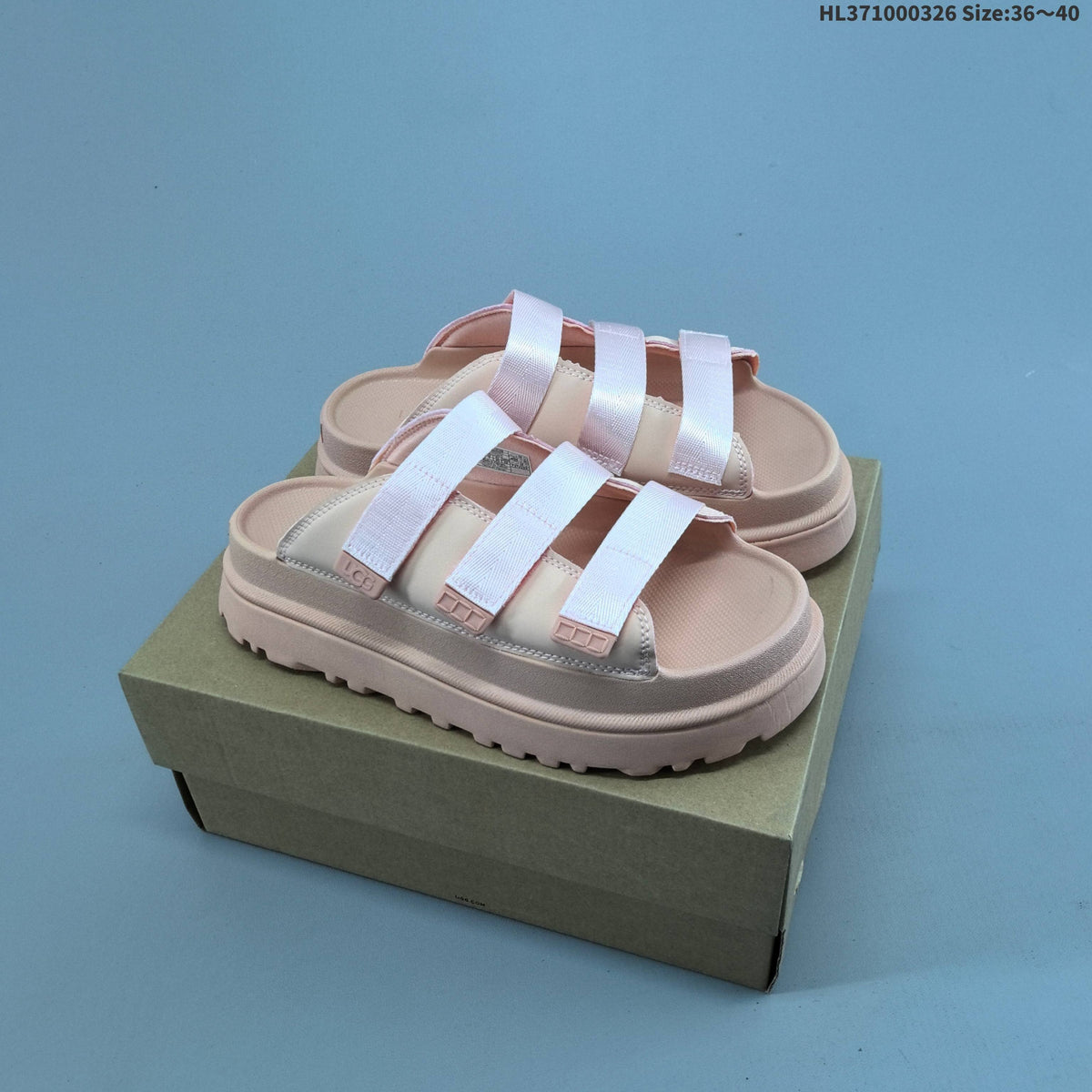 Women's UGG Goldenrise Platform Slide Sandals - product image from the listing.