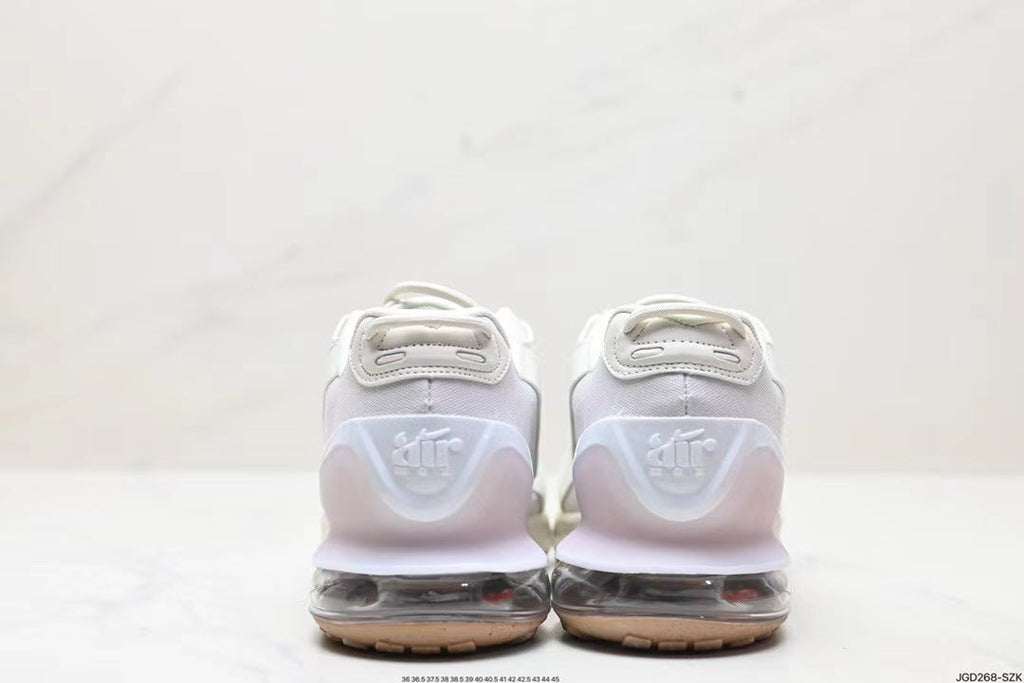 Khaki and White Nike Air Max 270 React ENG Sneakers - product image from the listing.