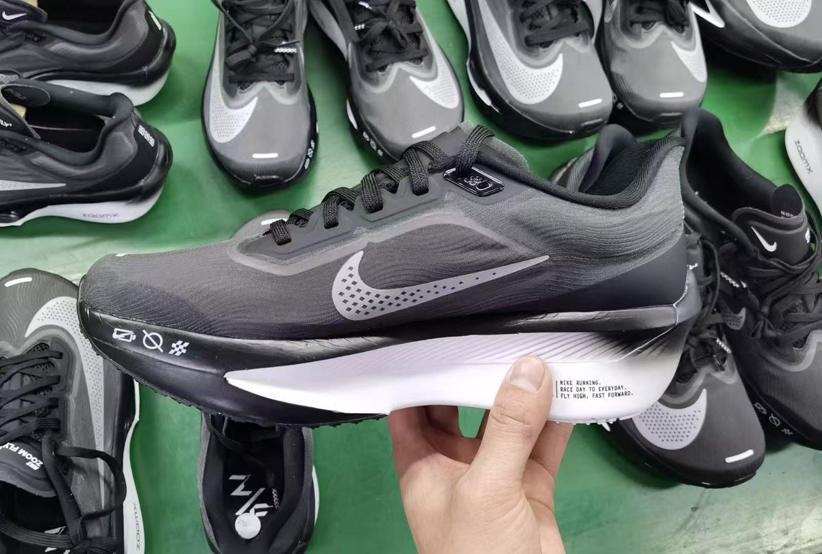 Nike Zoom Fly 6 Running Shoes in Black Grey FN8454-001 - product image from the listing.