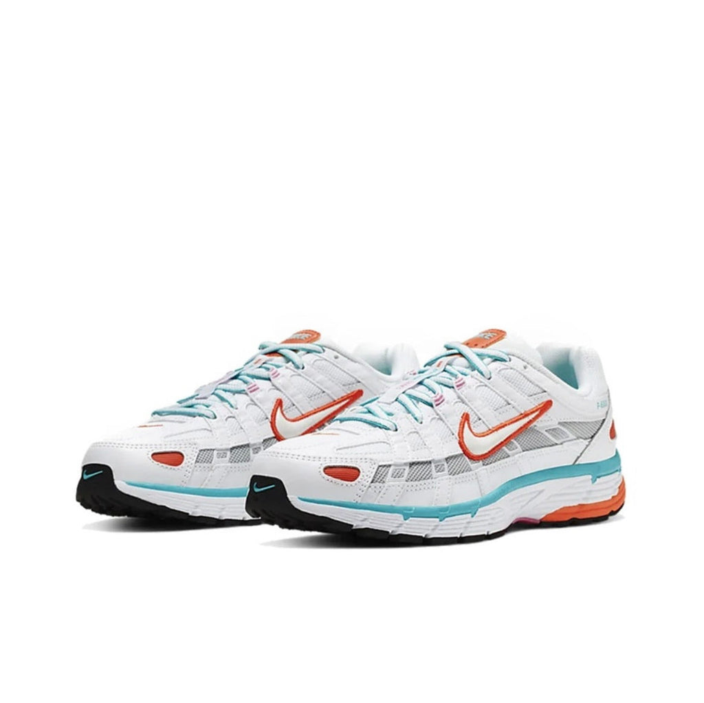 Nike P-6000 Sneakers in White Orange Teal - product image from the listing.