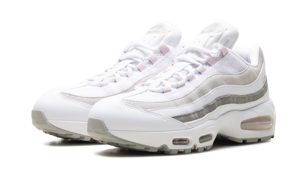 Women's Air Max 95 OG "Big Bubble White Pearl Grey" IB6396 102 - product image from the listing.
