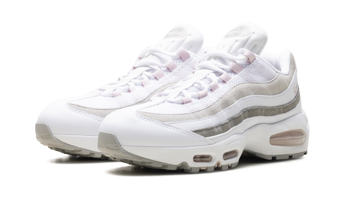 Women's Air Max 95 OG "Big Bubble White Pearl Grey" IB6396 102 - product image from the listing.