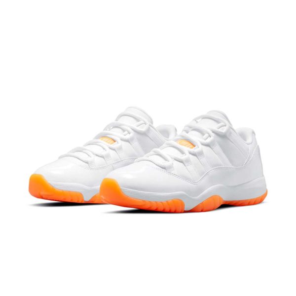 Women's Air Jordan 11 Low "Bright Citrus" - product image from the listing.