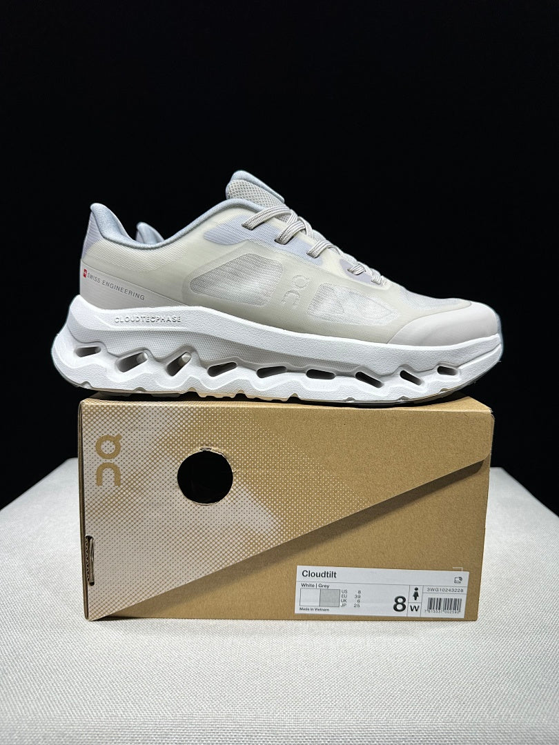 Light Grey On Cloudtilt Remix Sneakers - product image from the listing.