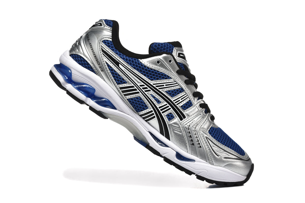 Blue and Silver ASICS GEL-Kayano 14 Sneakers - product image from the listing.