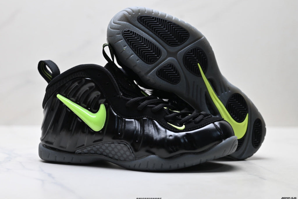 Nike Air Foamposite One Penny Hardaway Sneakers in Black Volt - product image from the listing.