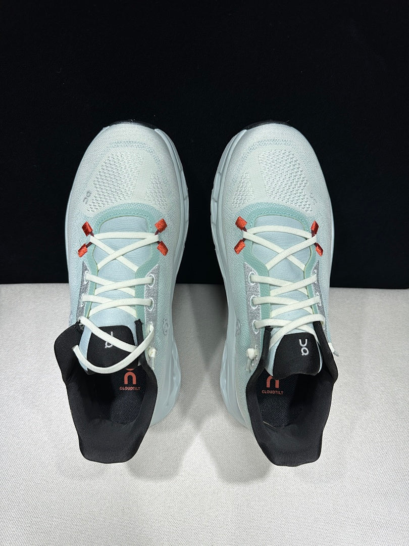 On Cloudtilt Trainers in Mineral/Ivory - product image from the listing.