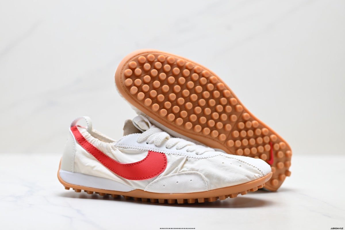 Jacquemus x Nike Jacumoon Sneakers in White Red Gum - product image from the listing.