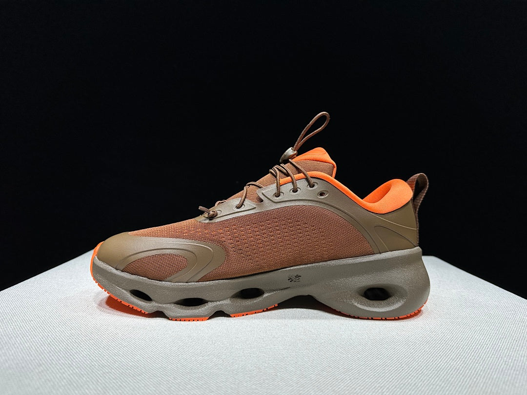 LOEWE x On Cloudventure 3.0 Sneakers in Brown Orange - product image from the listing.
