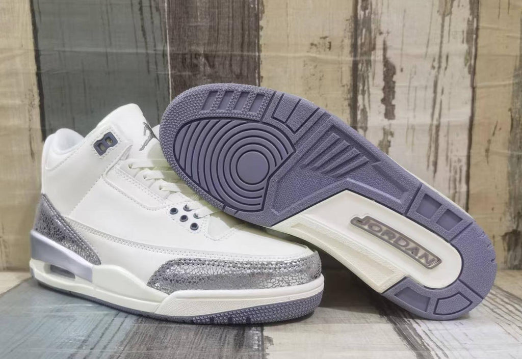 Beige‑Silver Men's - Air Jordan 3 Retro - product image from the listing.