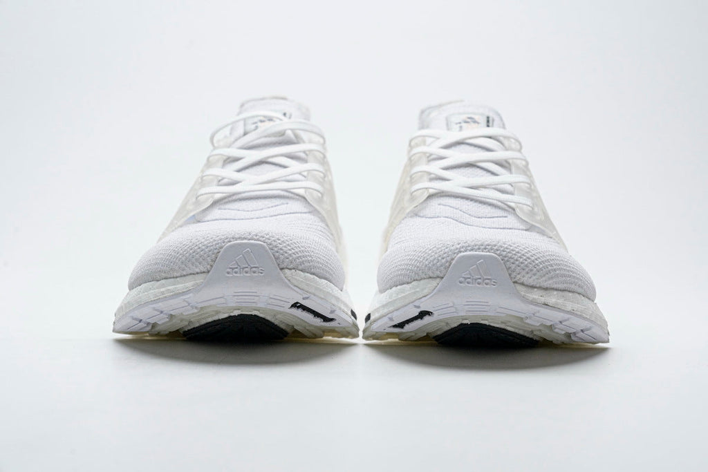 adidas UltraBoost 21 Running Shoes in White FY0846 - product image from the listing.