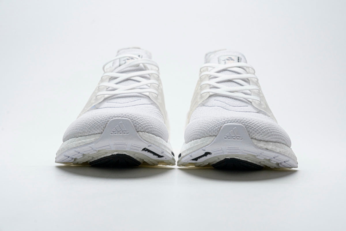 adidas UltraBoost 21 Running Shoes in White FY0846 - product image from the listing.