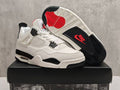 "Flight Club" Air Jordan 4 Retro Sail/University Red/Black - product image from the listing.