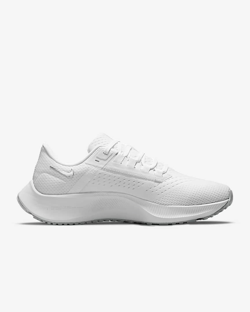Nike Air Zoom Pegasus 38 Running Shoes in White CW7358-100 - product image from the listing.