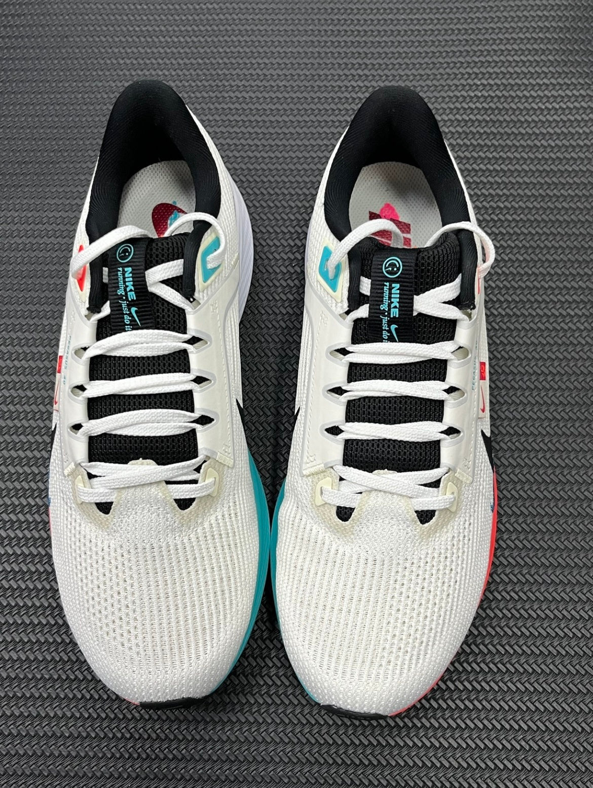 Nike Air Zoom Pegasus 40 Running Shoes in White Multicolor FZ5055-101 - product image from the listing.