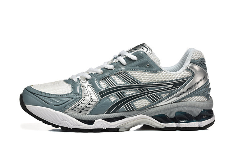 ASICS Gel-Kayano 14 Trainers in Silver Sage - product image from the listing.